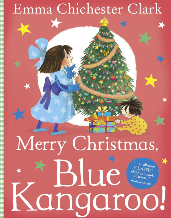 Паперова книга «Merry Christmas, Blue Kangaroo!», автор Емма Чічестер Кларк - фото №1