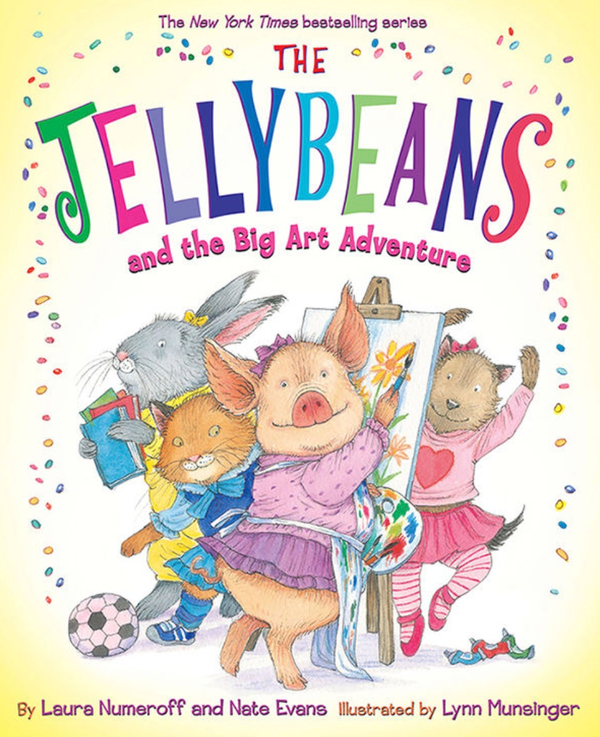 Паперова книга «Jellybeans & Big Art Adventure», автор Лаура Нумерофф - фото №1