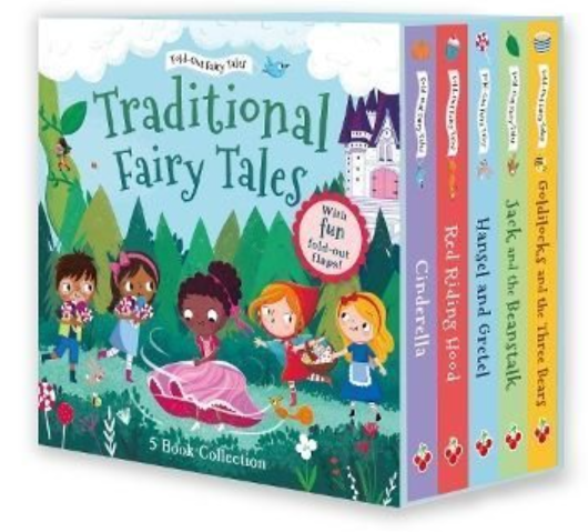 Паперова книга «Traditional Fold-Out Fairy Tales 5-Book Collection» - фото №1