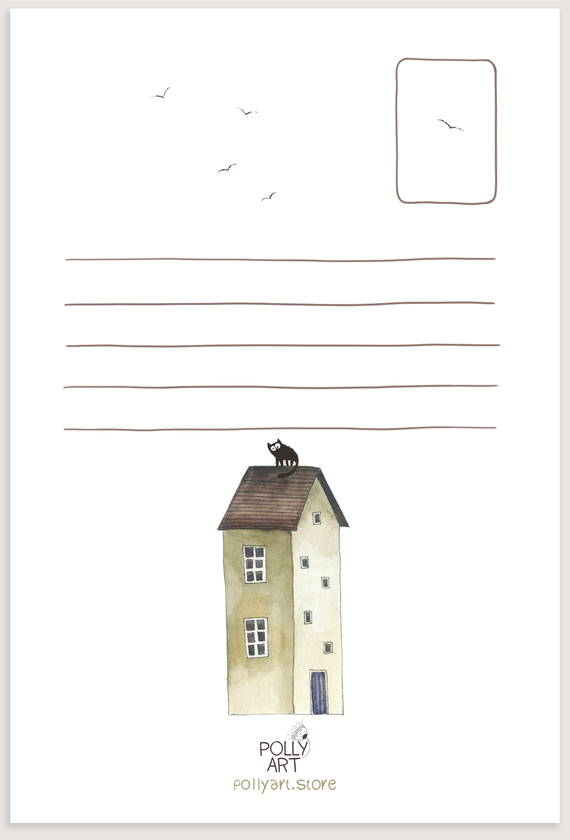  «Листівка PollyArt Дім там, де ти (PostCard-023)», бренда PollyArt - фото №1