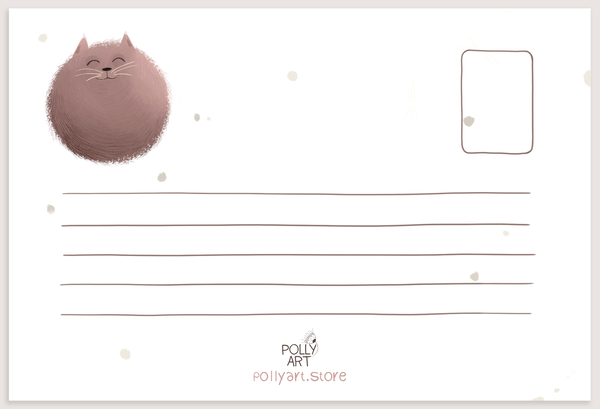 «Листівка PollyArt Котиків багато не буває (PostCard-025)», бренда PollyArt - фото №1