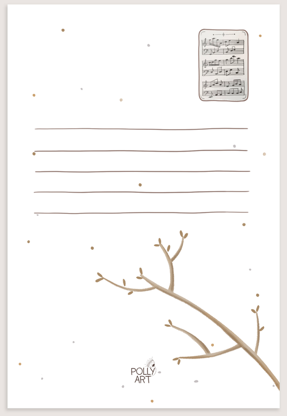 «Листівка PollyArt З музикою в серці Барабан (PostCard-001)», бренда PollyArt - фото №1