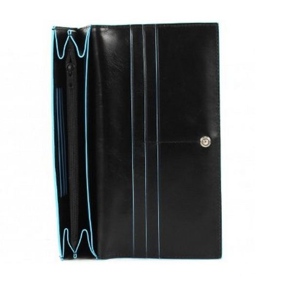  «Портмоне Piquadro Blue Square Black (PD3211B2_N)», бренду Piquadro - фото №1