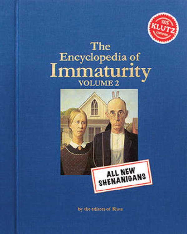 Бумажная книга «The Encyclopedia of Immaturity» - фото №1