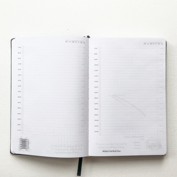 «Блокнот LifeFLUX Notebook Active My perfect day Черный (LFNBELBL013)», бренда LifeFLUX - фото №1