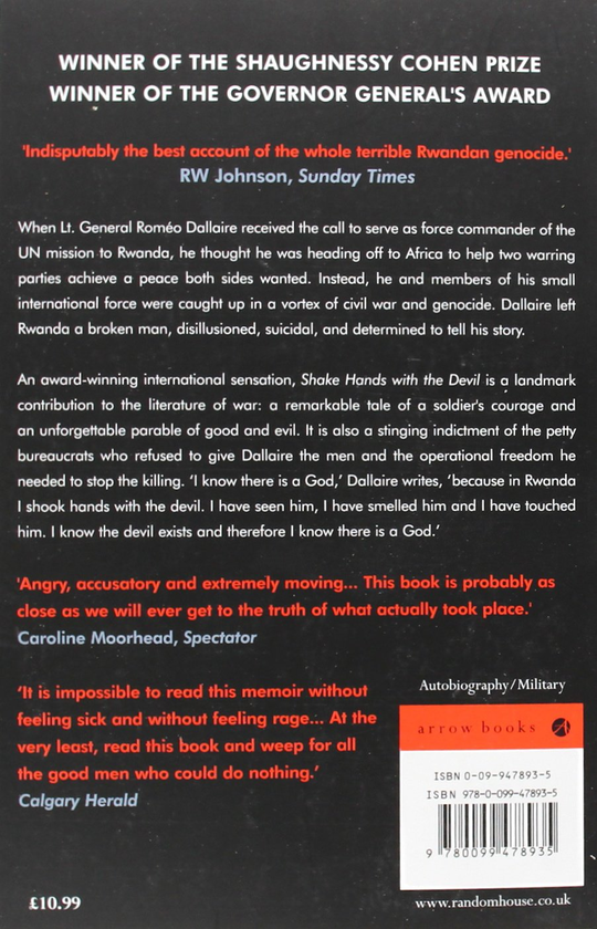 Бумажная книга «Shake Hands With The Devil. The Failure of Humanity in Rwanda», автор Ромео Даллер - фото №1