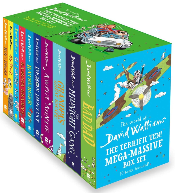 Бумажная книга «The Terrific Ten: Mega-Massive Box Set», автор Дэвид Уольямс - фото №1