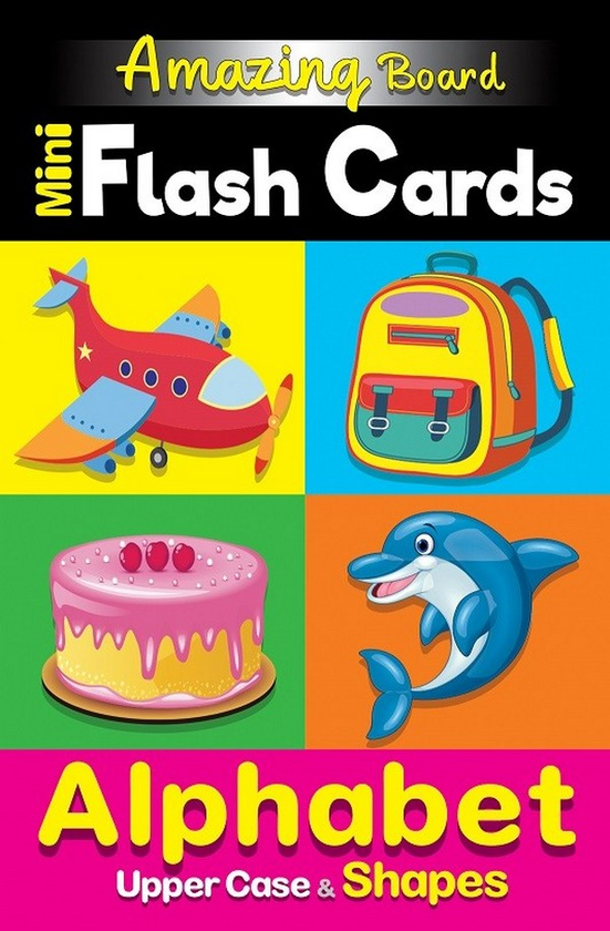 [object Object] «Amazing Board Mini Flash Cards. Alphabet Upper Case & Shapes» - фото №1
