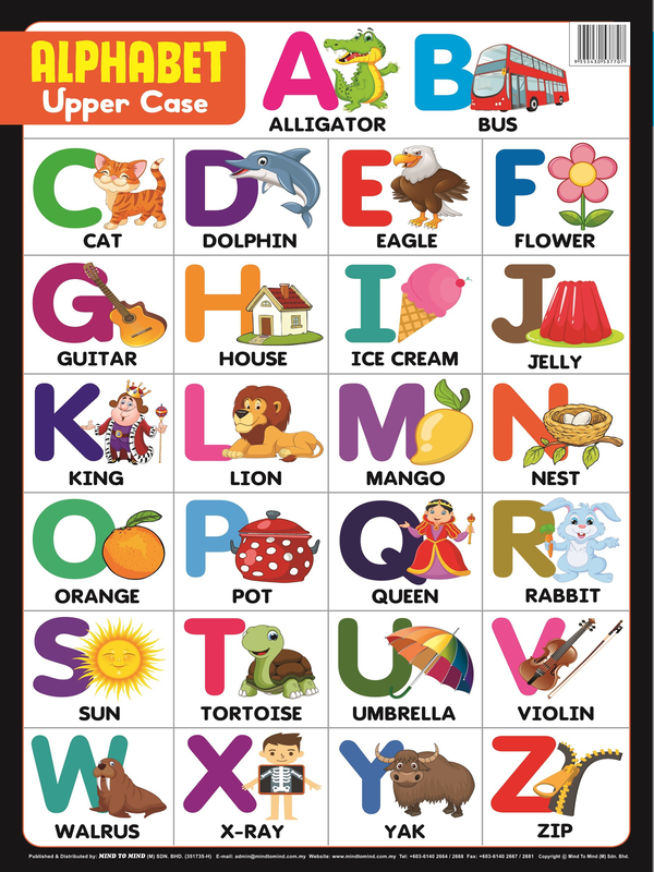 [object Object] «Educational Chart Mini. Alphabet Upper Case» - фото №1