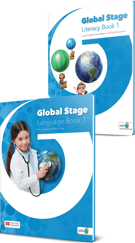 [object Object] «Global Stage Level 1 Literacy Book and Language Book with Navio App», авторов Пол Мейсон, Вив Ламберт, Мо Чой, Люси Крайтон, Кай Швермер - фото №1