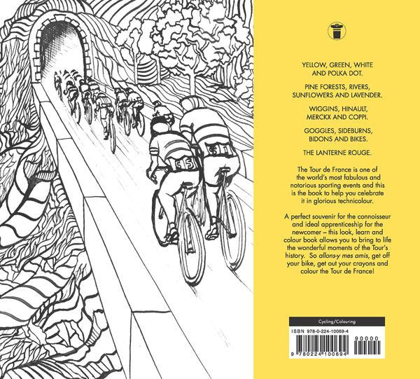 Бумажная книга «Colouring the Tour de France», автор Уильям Фотерингем - фото №1