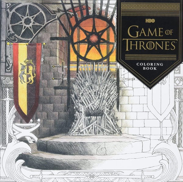 Бумажная книга «HBO`s Game Of Thrones Coloring Book» - фото №1