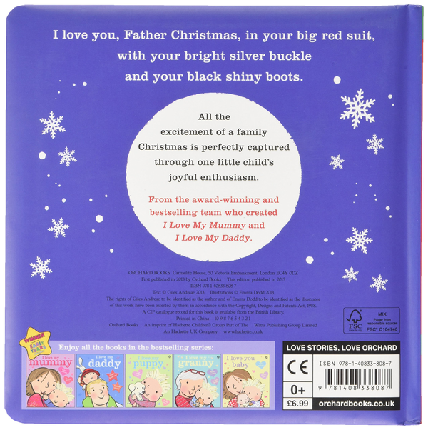 Бумажная книга «I Love You, Father Christmas», автор Джайлз Андре - фото №1