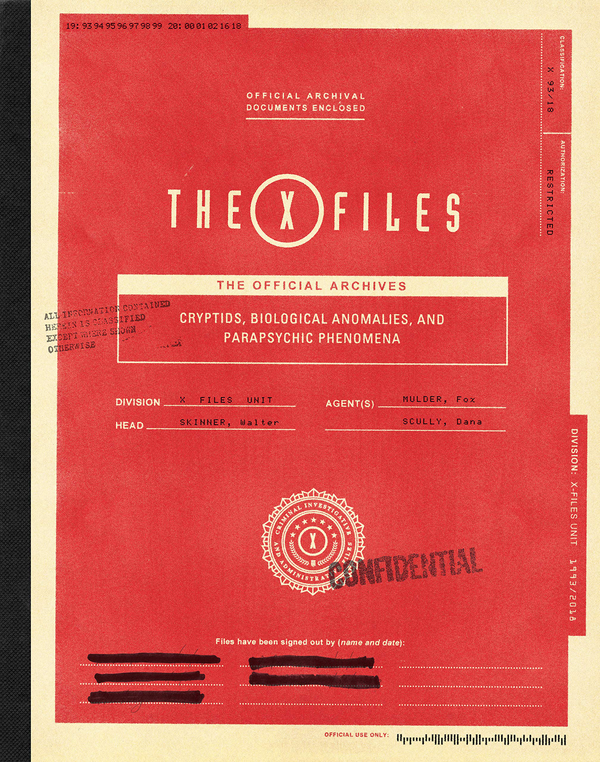 Бумажная книга «The X-Files: The Official Archives: Cryptids, Biological Anomalies, and Parapsychic Phenomena», автор Пол Терри - фото №1
