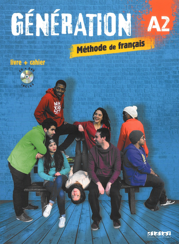Паперова книга «Generation A2 Livre + Cahier + CD mp3 + DVD », автор Марі-Ноель Коктон - фото №1