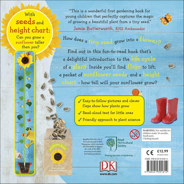 Бумажная книга «RHS I Can Grow A Sunflower» - фото №1