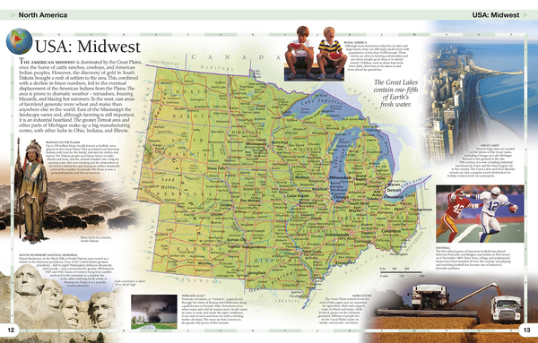 Бумажная книга «Children's Illustrated World Atlas» - фото №1