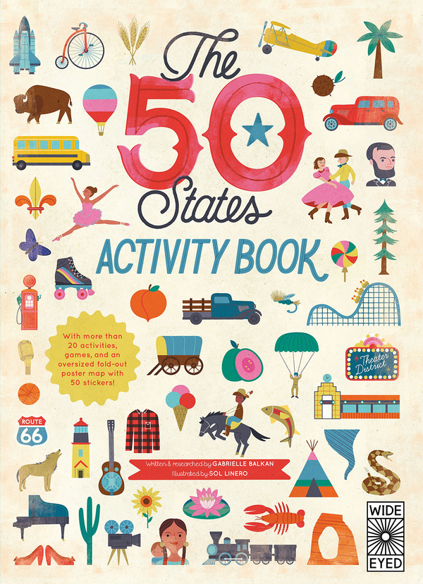 [object Object] «The 50 States. Activity Book», автор Габриэль Балкан - фото №1