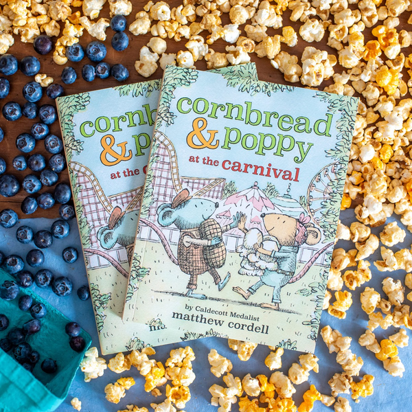 Паперова книга «Cornbread & Poppy at the Carnival», автор Метью Корделл - фото №1