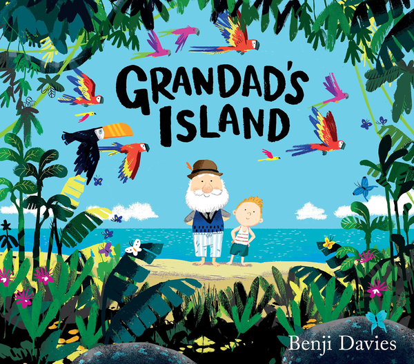 Бумажная книга «Grandad's Island», автор Бенджи Дэвис - фото №1