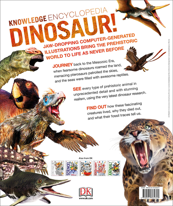 Бумажная книга «Knowledge Encyclopedia Dinosaur! Over 60 Prehistoric Creatures as You've Never Seen Them Before» - фото №1