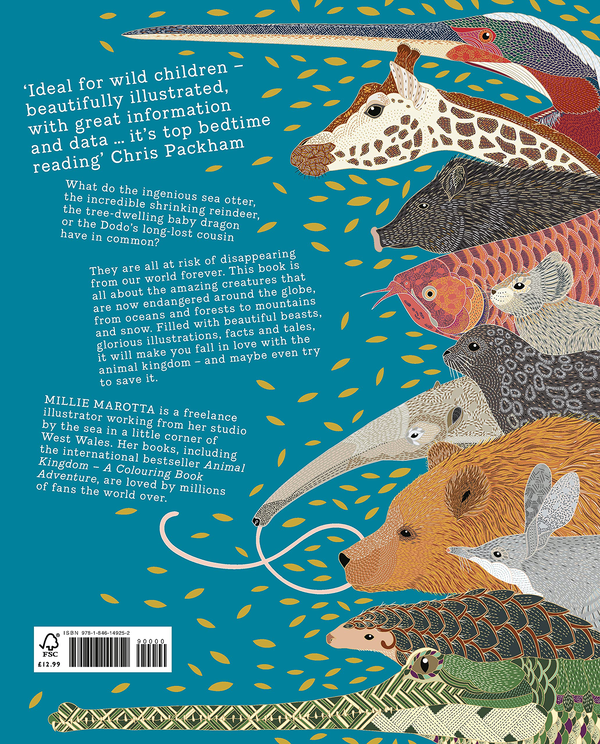 Бумажная книга «A Wild Child's Guide to Endangered Animals», автор Милли Маротта - фото №1