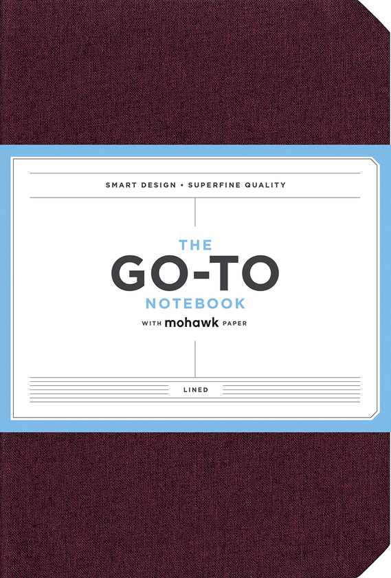 Паперова книга «Go-To Notebook with Mohawk Paper, Mulberry Wine Lined» - фото №1