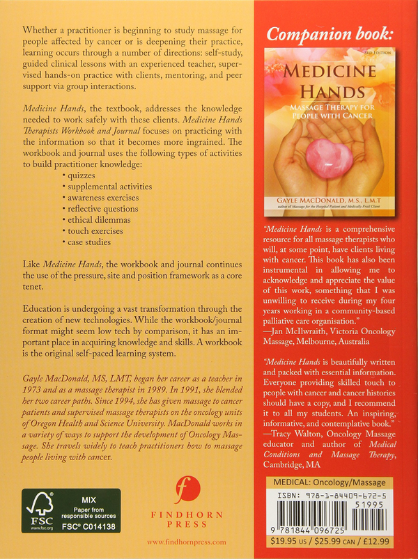 Бумажная книга «Medicine Hands Therapists Workbook and Journal», автор Гейл Макдональд - фото №1
