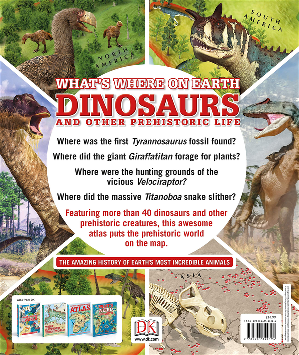 [object Object] «What's Where on Earth Dinosaurs and Other Prehistoric Life», авторов Даррен Нэйш, Крис Баркер - фото №2 - миниатюра
