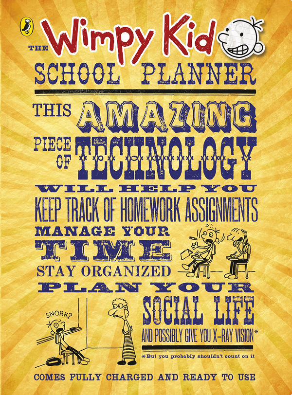 Бумажная книга «Diary of a Wimpy Kid: The Wimpy Kid School Planner» - фото №1