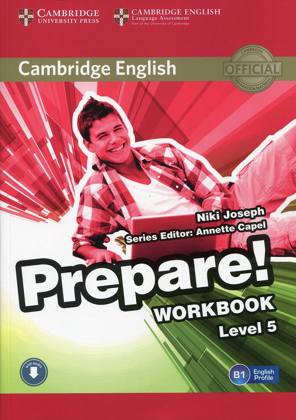 [object Object] «Cambridge English Prepare! Level 5 Workbook with Audio», автор Ніки Йосип - фото №1