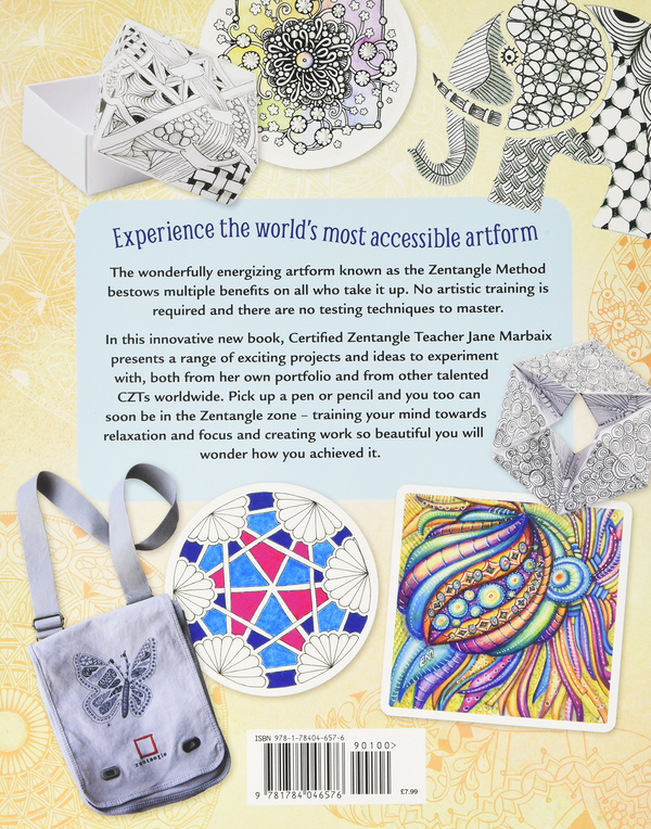 Бумажная книга «Inspiring Zentangle Projects», автор Джейн Марбэ - фото №1