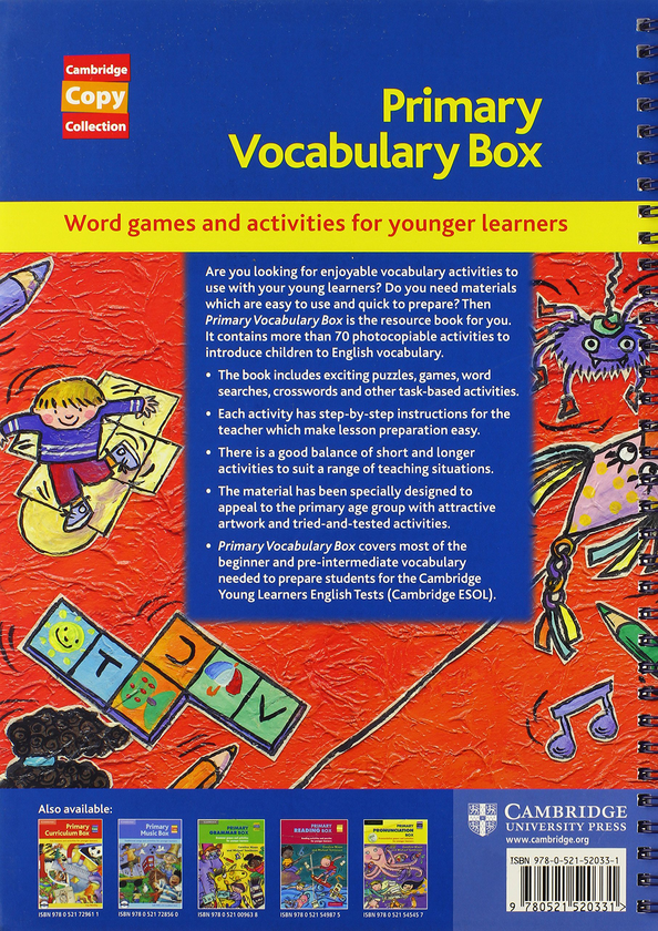Паперова книга «Primary Vocabulary Box: Word Games and Activities for Younger Learners», автор Керолайн Ніксон - фото №1