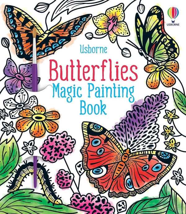 [object Object] «Butterflies. Magic Painting Book», автор Эбигейл Уитли - фото №1