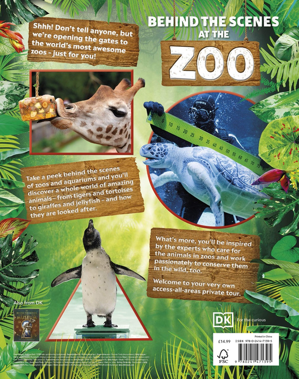 Паперова книга «Behind the Scenes at the Zoo» - фото №1