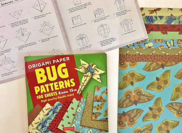 Бумажная книга «Origami Paper. 100 sheets. Bug Patterns. 15 cm» - фото №1