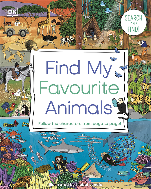 Паперова книга «Find My Favourite Animals» - фото №1