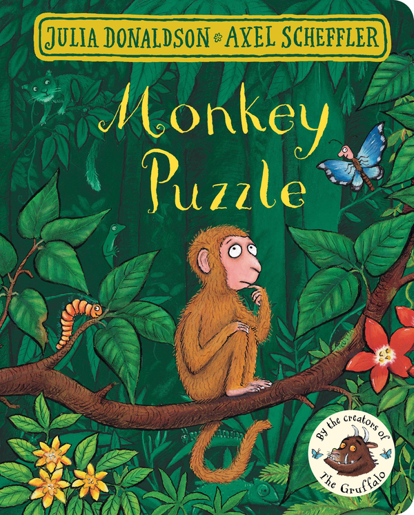 Паперова книга «Monkey Puzzle», автор Джулія Дональдсон - фото №1