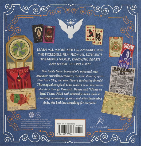 Бумажная книга «Fantastic Beasts and Where to Find Them. Newt Scamander. A Movie Scrapbook», автор Братья Уорнэр - фото №1