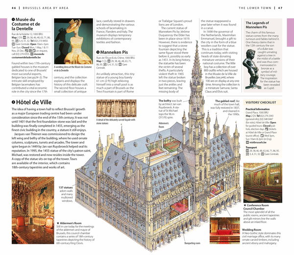 Бумажная книга «Brussels, Bruges, Ghent and Antwerp» - фото №1