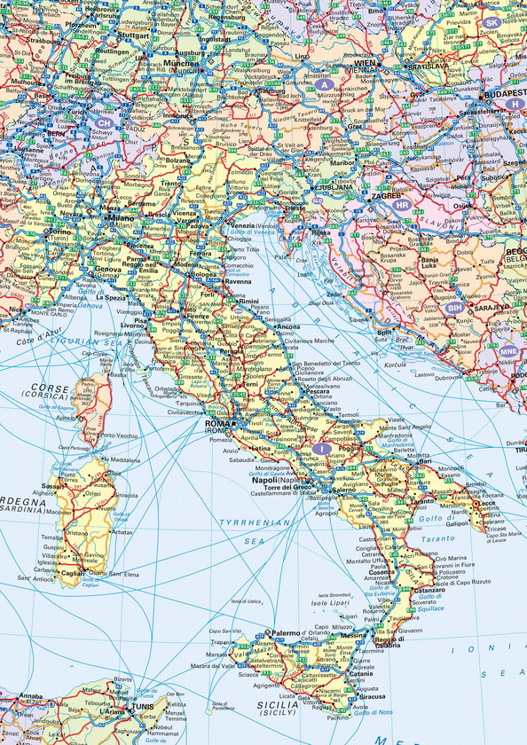 Паперова книга «2018 Collins Europe Road Map 1:5 000 000» - фото №1