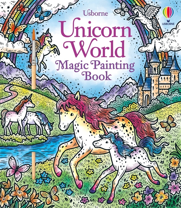 Бумажная книга «Unicorn World Magic Painting Book », автор Эбигейл Уитли - фото №1