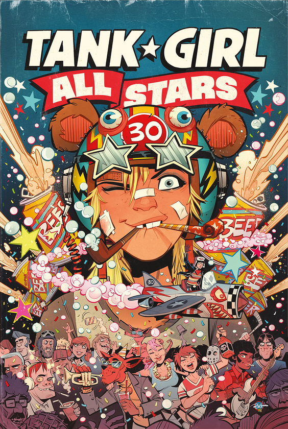 Бумажная книга «Tank Girl. All Stars», автор Алан Мартин - фото №1