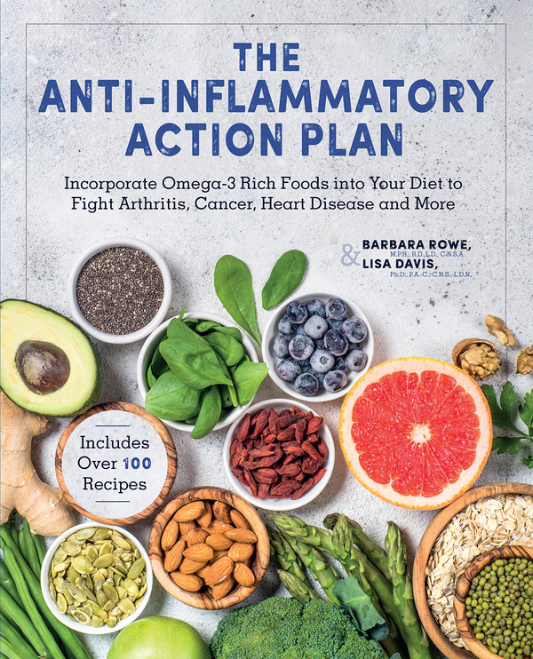 Паперова книга «The Anti-Inflammatory Action Plan. Incorporate Omega-3 Rich Foods into Your Diet to Fight Arthritis, Cancer, Heart Disease, and More», авторів Барбара Роу, Ліза Девіс - фото №1