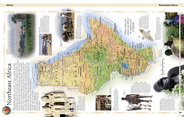 Бумажная книга «Children's Illustrated World Atlas» - фото №1