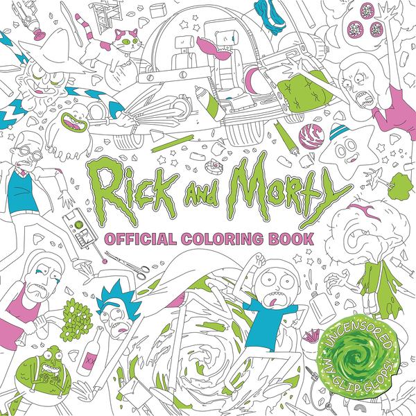 Паперова книга «Rick and Morty. Official Coloring Book» - фото №1