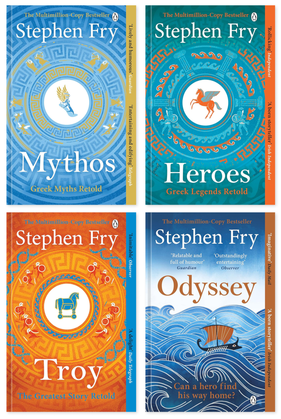 Бумажная книга «Stephen Fry's Greek Myths (комплект із 4-х книг)», автор Стивен Фрай - фото №1