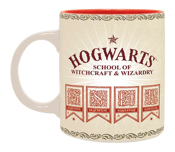  «Чашка Harry Potter Hogwarts 4 Houses (ABYMUG489)», бренда Abysse - фото №1