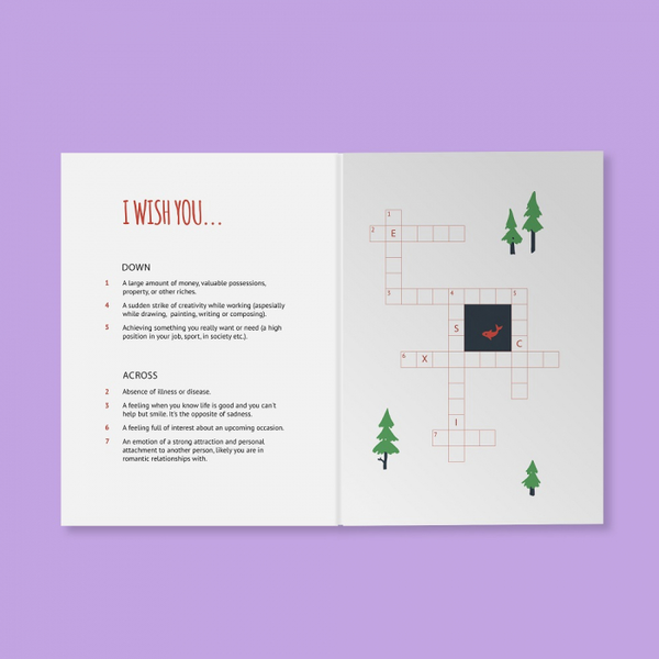  «Листівка кросворд-побажання Gifty Merry Christmas for Her (AA-0002765)», бренда Gifty - фото №1