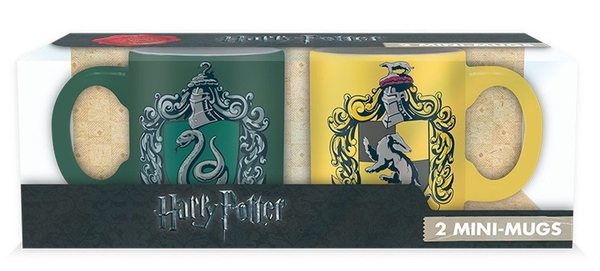  «Набор чашек Harry Potter Slytherin and Hufflepuff (ABYMUG307)», бренда Abysse - фото №1